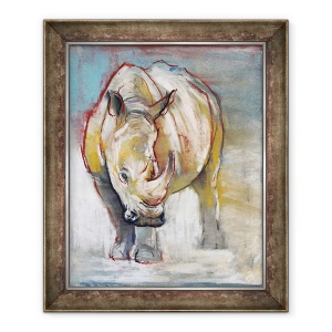 Tablou inramat - Mark Adlington - Rhino alb, Ol Pejeta, 2018, 50 x 60 cm