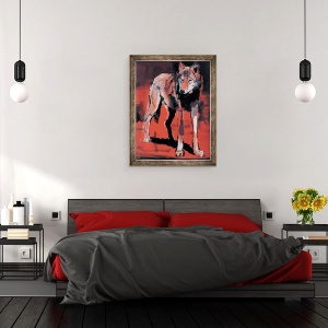 Tablou inramat - Mark Adlington - Summer Wolf, 70 x 90 cm - Img 3