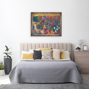 Tablou inramat - Marta Martonfi-Benke - Gradina Mamei I, 60 x 80 cm - Img 3