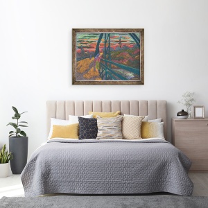 Tablou inramat - Marta Martonfi-Benke - Pe Punte, 70 x 90 cm - Img 3
