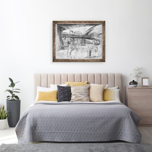 Tablou inramat - Mary Kuper - Calarie sub Westway, 70 x 90 cm - Img 3