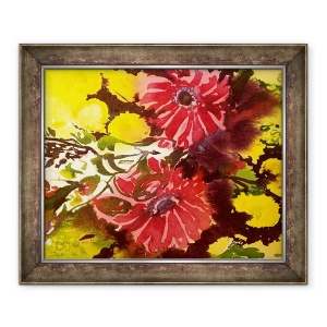 Tablou inramat - Mary Smith - Gerberas, 50 x 60 cm