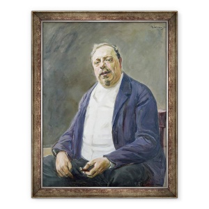 Tablou inramat - Max Liebermann - Baronul Alfred von Berger, 60 x 80 cm