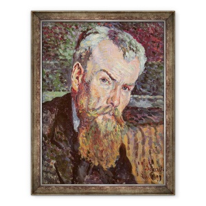 Tablou inramat - Maximilien Luce - Portretul lui Henri Edmond Cross 1856-1910 1898 ulei pe panza detaliu, 60 x 80 cm