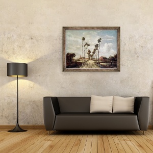 Tablou inramat - Meindert Hobbema - Bulevardul Middelharnis, 70 x 90 cm - Img 2