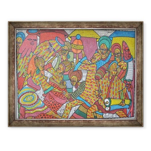 Tablou inramat - Muktair Oladoja - piata1, 70 x 90 cm