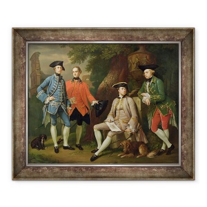 Tablou inramat decorativ living cu portret Nathaniel Dance-Holland