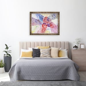 Tablou inramat - Neela Pushparaj - Mozaic Rose, 70 x 90 cm - Img 3
