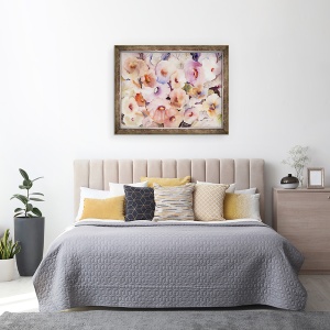 Tablou inramat - Neela Pushparaj - vise florale, 70 x 90 cm - Img 3