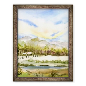 Tablou inramat - Neela Pushparaj - Ziua insorita, 70 x 90 cm