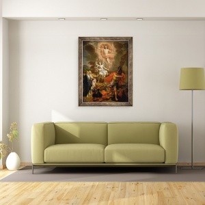 Tablou inramat - Noel Coypel - invierea lui Hristos, 70 x 90 cm - Img 2