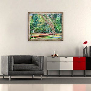Tablou inramat - Noel Paine - Bow Trench 1, 50 x 60 cm - Img 2