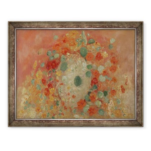 Tablou inramat - Odilon Redon - Nasturtiums, 70 x 90 cm