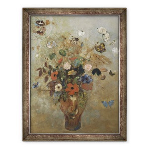Tablou inramat - Odilon Redon - Natura moarta cu flori, 70 x 90 cm