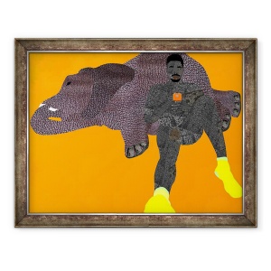 Tablou inramat - Osinachi - Elefant in camera, 60 x 80 cm