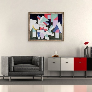 Tablou inramat - Patrick Henry Bruce - Compozitie, 70 x 85 cm - Img 2