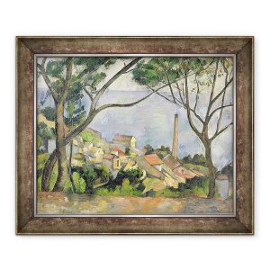 Tablou inramat - Paul Cezanne - Marea la lEstaque, 70 x 85 cm