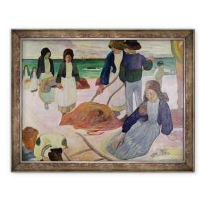 Tablou inramat - Paul Gauguin - Culegatori de alge marine, 60 x 80 cm