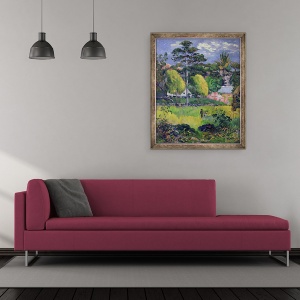 Tablou inramat - Paul Gauguin - Peisaj II, 50 x 60 cm - Img 2