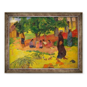 Tablou inramat - Paul Gauguin - Taperaa Mahana, 70 x 90 cm