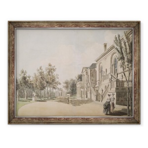 Tablou inramat - Paul Sandby - Casa Chiswick, 70 x 90 cm