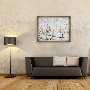 Tablou inramat - Paul Signac - Overschie, 60 x 80 cm - Img 2