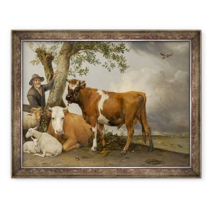Tablou inramat - Paulus Potter - Taurul, 70 x 90 cm