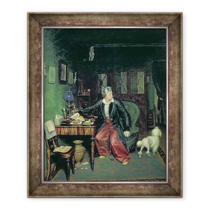 Tablou inramat - Pavel Andreevich Fedotov - Micul dejun al Aristocratului, 50 x 60 cm