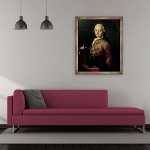 Tablou inramat - Peter Anton Lorenzoni - Johann Georg Leopold Mozart, 50 x 60 cm - Img 2