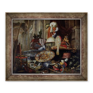 Tablou inramat - Peter Boel - Alegorie a vanitatilor lumii, 70 x 85 cm