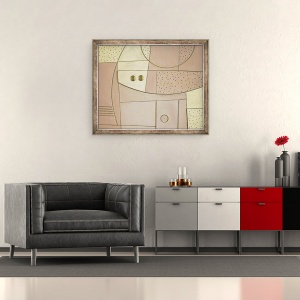 Tablou inramat - Peter McClure - Ceata purpurie racita, 50 x 60 cm - Img 2