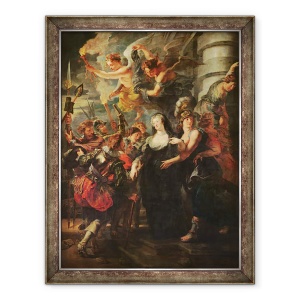 Tablou inramat - Peter Paul Rubens - Ciclul Medici, Marie de Medici 1573-1642 Evadarea din Blois, 21-22 februarie 1619, 60 x 80 cm