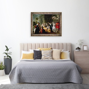 Tablou inramat - Peter Paul Rubens - Gradina Iubirii, 60 x 80 cm - Img 3