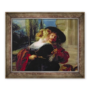 Tablou inramat - Peter Paul Rubens - Gradina Iubirii, 70 x 85 cm