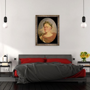 Tablou inramat - Peter Paul Rubens - imparatul Vespasian, 60 x 80 cm - Img 3