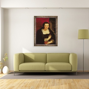 Tablou inramat - Peter Paul Rubens - Portret De Isabella Brant, 70 x 90 cm - Img 2