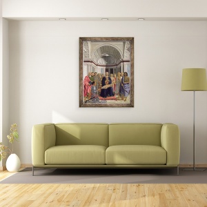 Tablou inramat - Piero della Francesca - Altarul Brera, 70 x 90 cm - Img 2