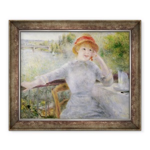 Tablou inramat - Pierre Auguste Renoir - Alphonsine Fournaise 1845-1937 la Grenouillere, 50 x 60 cm