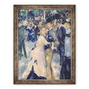 Tablou inramat - Pierre Auguste Renoir - Balul de la Moulin de la Galette I, 70 x 90 cm