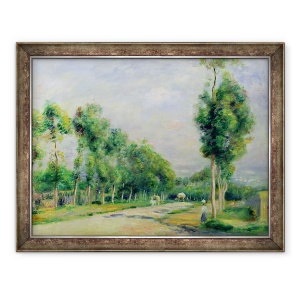 Tablou inramat - Pierre Auguste Renoir - Drumul spre Versailles la Louveciennes, 70 x 90 cm