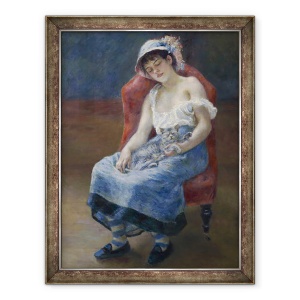 Tablou inramat - Pierre Auguste Renoir - Fata de dormit, 70 x 90 cm