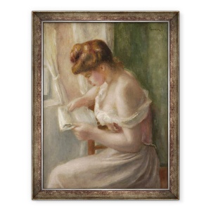 Tablou inramat - Pierre Auguste Renoir - Femeie de lectura, 60 x 80 cm