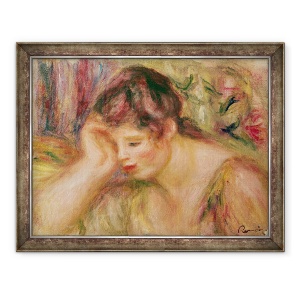 Tablou inramat - Pierre Auguste Renoir - Femeie inclinat, 70 x 90 cm
