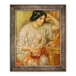 Tablou inramat - Pierre Auguste Renoir - Gabrielle cu bijuterii, 70 x 85 cm