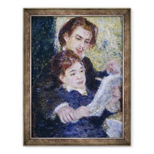 Tablou inramat - Pierre Auguste Renoir - in Studio, Georges Riviere si Marguerite Legrand, 60 x 80 cm
