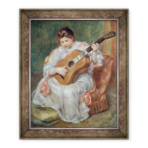 Tablou inramat - Pierre Auguste Renoir - Jucatorul de chitara, 50 x 60 cm