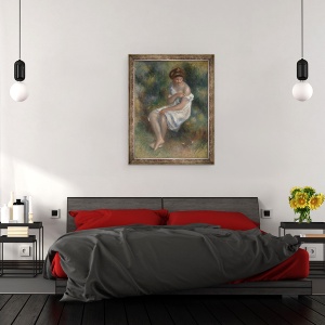 Tablou inramat - Pierre Auguste Renoir - La scaldat IV, 70 x 90 cm - Img 3