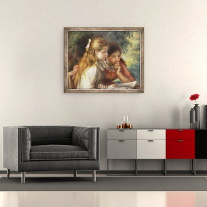 Tablou inramat - Pierre Auguste Renoir - Lectura, 70 x 85 cm - Img 2
