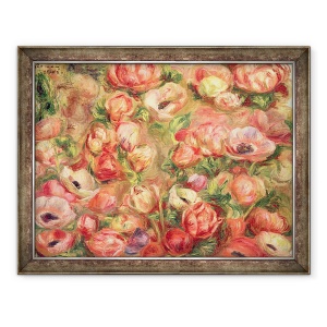 Tablou inramat - Pierre Auguste Renoir - Pat de anemone, 70 x 90 cm