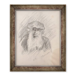 Tablou inramat - Pierre Auguste Renoir - Portret De Camille Pissarro, 50 x 60 cm